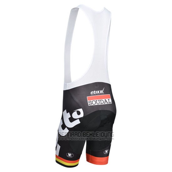 2014 Fahrradbekleidung Lotto Belisol Campion Deutschland Trikot Kurzarm und Tragerhose